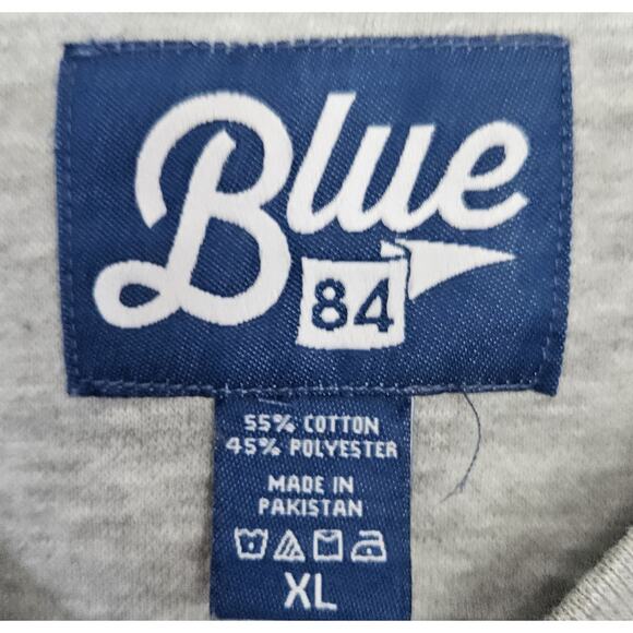 Blue 84 XLarge Vintage Wisconsin Badgers Champion Grey Collegiate Sweatshirt - Picture 3 of 11